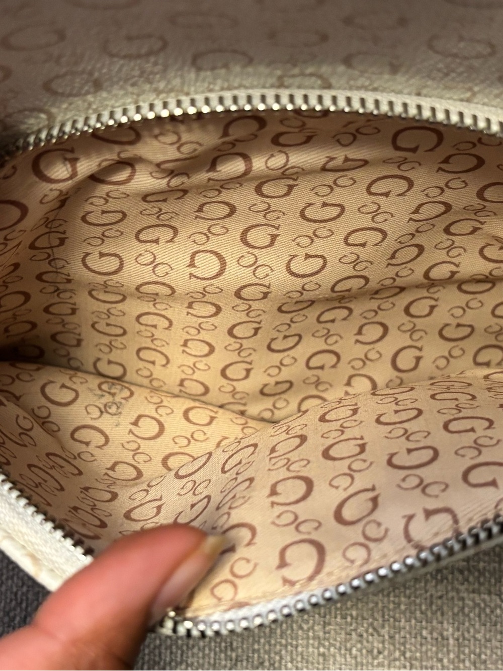 GUESS Manhattan Monogram Mini Backpack - Picture 6 of 11